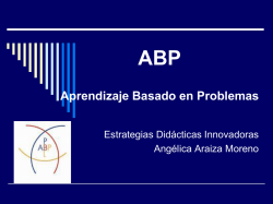 ABP Aprendizaje Basado en Problemas