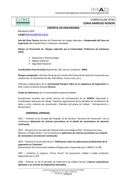 20. Curriculum Sonia Barroso 2014