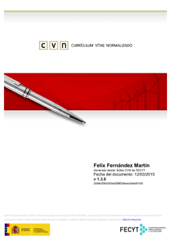 CVN - Felix Fernández Martín