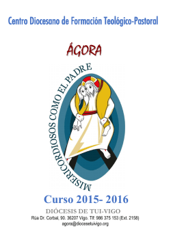 Díptico Ágora 2015-2016_2 - Diocese de Tui-Vigo