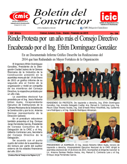 Boletín del Constructor Enero-Febrero 2015 Final