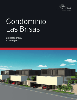Descarga brochure - Condominio Las Brisas del Huinganal