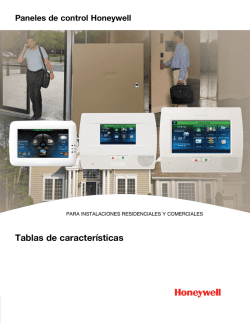 Honeywell Control Panels, FOR RESIDENTIAL AND COMMERCIAL