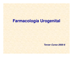 Farmacologia Urogenital