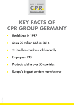 condoms - CPR GmbH