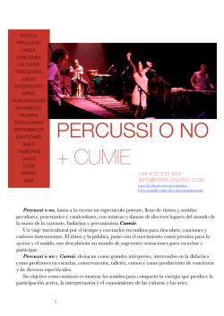Percussi O NO + Cumie