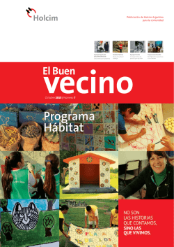 "El Buen Vecino" (Octubre 2015)