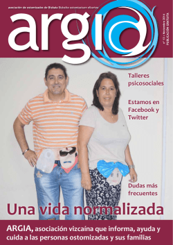 Revista 13 - ARGIA. Asociación de ostomizados de Bizkaia