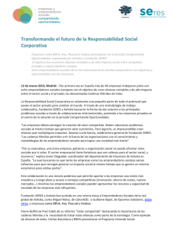 Transformando el futuro de la Responsabilidad Social Corporativa