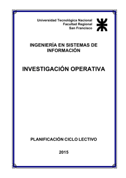 Planificación de Investigación Operativa 2015.docx