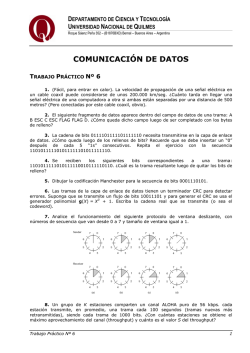 comunicación de datos - IACI - Universidad Nacional de Quilmes