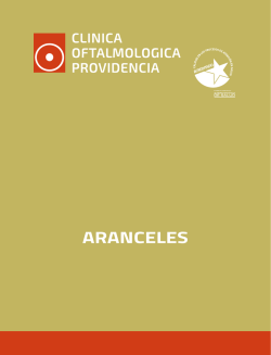 ARANCELES - Clínica Oftalmológica Providencia