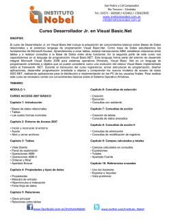 Curso Desarrollador Jr. en Visual Basic.Net