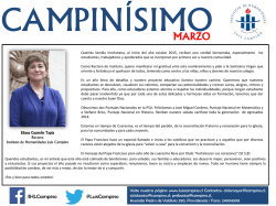 Marzo 2015 - Instituto de Humanidades Luis Campino
