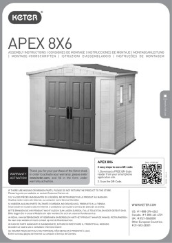APEX 8X6 - Sheds For Less Direct