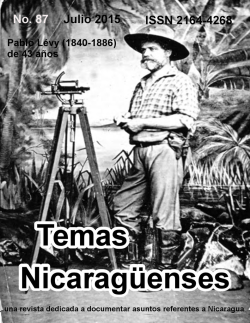 Revista de Temas Nicaragüenses No. 87