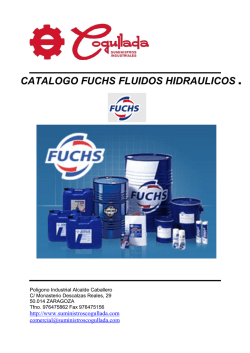 catalogo renolin hidraulicos - Suministros Industriales Cogullada