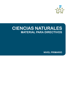 Ciencias naturales, material para directivos