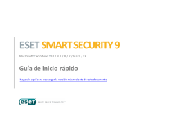ESET Smart Security 9. Guía de inicio rápido