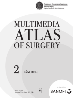 PÁNCREAS - ACS Surgery