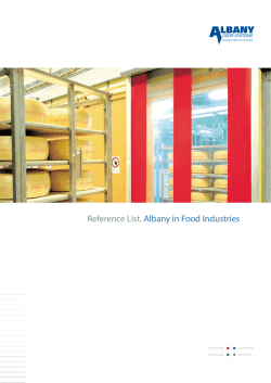 Food industry - Albany Door Systems