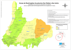 Mapa de zonas de restricción
