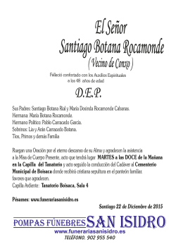 Santiago Botana Rocamonde 20-12-2015 Santiago