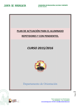 12 plan de repetidores y pendientes 2015-16 - IES Río Aguas