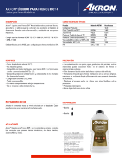 FT - Liquido para Frenos DOT 4 - 06112015