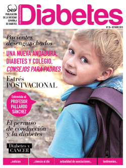 Estrés POSTVACIONAL - Revista Diabetes 36