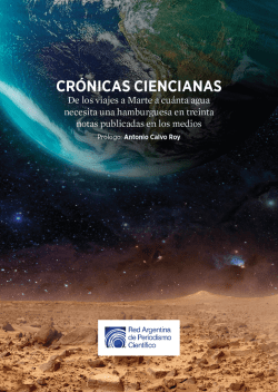CRóNICAS CIENCIANAS - Red Argentina de Periodismo Científico