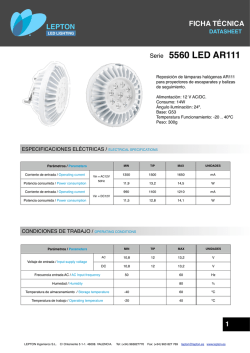 5560 LED AR111 - LEPTON Ingenieros SL