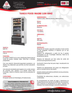 TANGO FOOD 964280 110V 60HZ [6301074].cdr
