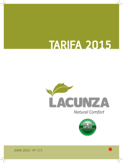 lacunza - tarifa 2015