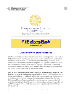 MSF eNewsFlash ENG and SPN