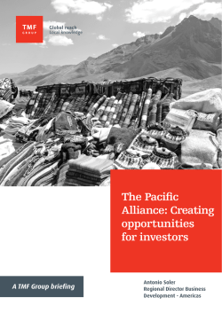 The Pacific Alliance: Creating opportunities for investors