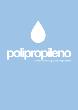 Conducción de Agua por Polipropileno