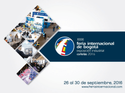 Presentación de PowerPoint - Feria internacional de Bogotá
