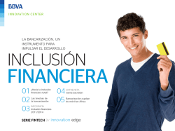 Ebook inclusión financiera - Centro de Innovación BBVA