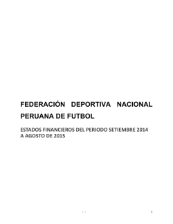 FEDERACIÓN DEPORTIVA NACIONAL PERUANA DE FUTBOL