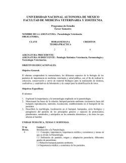 Parasitología Veterinaria - FMVZ-UNAM