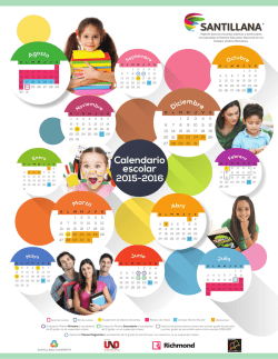 Descargar Calendario escolar 2015-2016