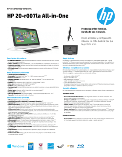 HP 20-r007la All-in-One