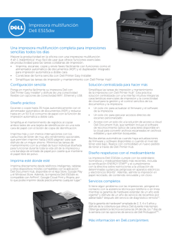Impresora multifunción Dell E515dw