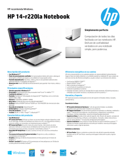 HP 14-r220la Notebook