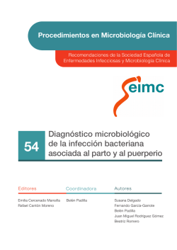 Diagnóstico microbiológico de la infección bacteriana