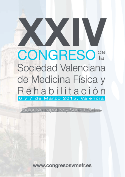 Untitled - XXV Congreso de la Sociedad Valenciana de Medicina