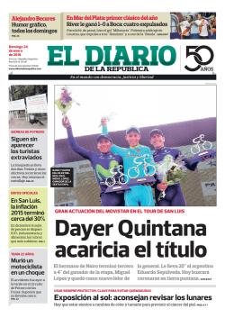 Dayer Quintana acaricia el título