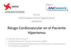 Riesgo Cardiovascular en el Paciente Hipertenso