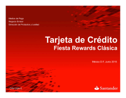 Tarjeta de Crédito Fiesta Rewards Clásica